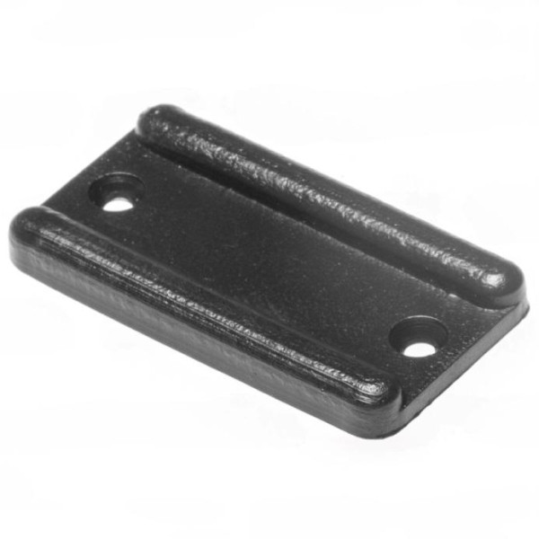 Подпятник торцевой, для ДСП, 18х33, черный